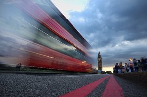 A cyclist has been hit and killed by an Olympic shuttle bus. Photo / AFP file
