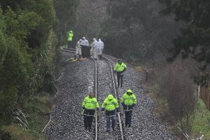 A man is believed to have been struck by a train near the Ngatai and Otumoetai Rds intersection. Photo / John Borren