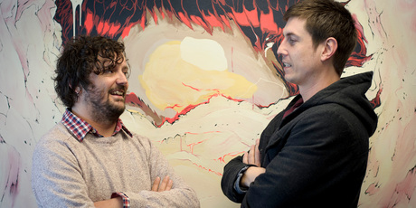 Matt Harvey (left) and Patrick Hawkins. Photo / Ted Baghurst