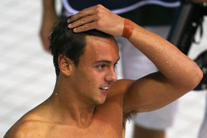 British diver Tom Daley was hit by several negative tweets after he finished out of medal contention at the Olympics. Photo / Getty Images