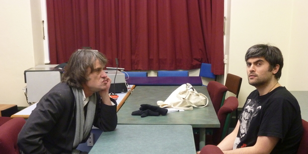 Dr Graeme Downes (left) and Aaron Hawkins. Photo / Rebecca Kamm