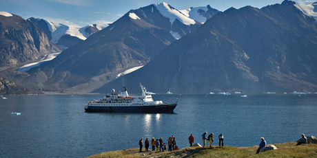 The Clipper Adventurer is luxurious inside, but also a Class A-1 icebreaker. Photo / Michelle Valberg