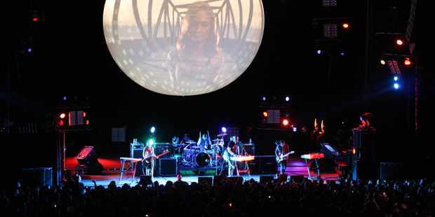 Smashing Pumpkins perform at Vector Arena. Photo / Jenna Todd