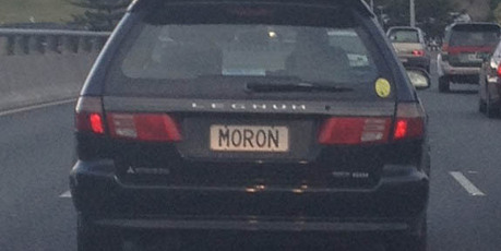 Driving your mate's car? Check the number plate first... Photo / Supplied