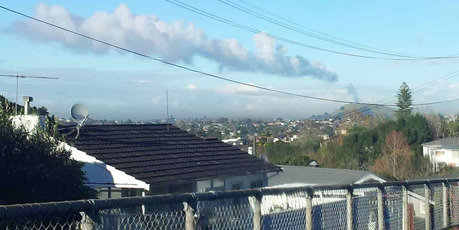 Thar she blows! The Mount Wellington volcano of Auckland? Photo / Supplied