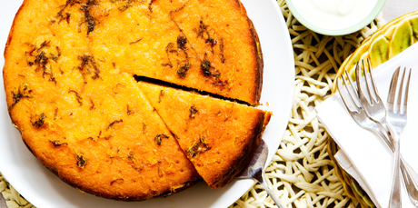 Lemon semolina syrup cake. Photo / Babiche Martens