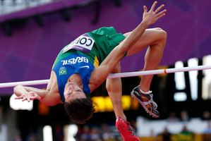 Buying shares in big global firms such as Nike can help get investments over the bar. Photo / AP
