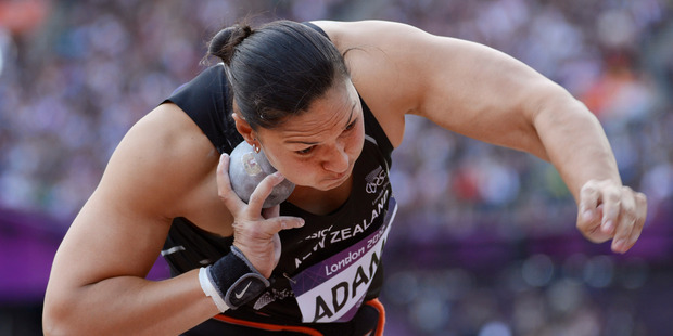 Valerie Adams in action. Photo / AP