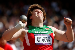 Discus thrower Brett Morse has accused Belarus' Nadzeya Ostapchuk (pictured) of doping. Photo / AP