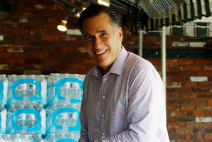 Mitt Romney says mankind is only 'somewhat' responsible for climate change. Photo / AP