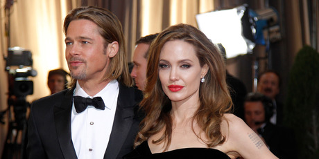 Brad Pitt and Angelina Jolie. Photo / AP