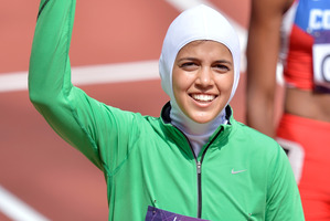 Saudi Arabia's Sarah Attar. Photo / AP