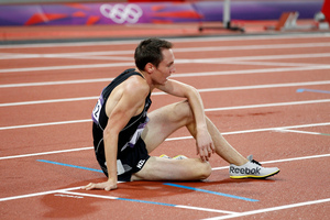 Nick Willis after his disappointing run in the Olympic Games 1500m final at Olympic Stadium in London. Photo / Mark Mitchell