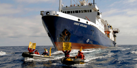 If we are to have more mining and oil and gas exploration, we need higher environmental standards, not lower. Photo / Greenpeace, Malcolm Pullman