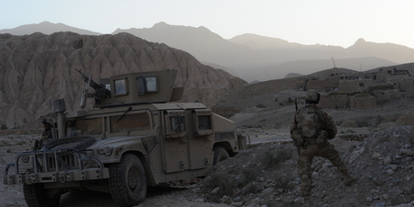 New Zealand troops will now work in a wider radius in Afghanistan after two soldiers were killed. Photo / AP