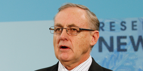 Current Reserve Bank Governor Alan Bollard. Photo / Mark Mitchell