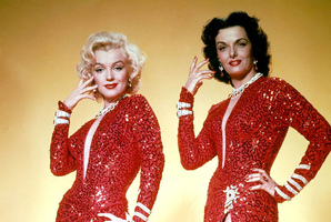 Marilyn Monroe and Jane Russell in Gentlemen Prefer Blondes.