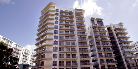 The Bianco apartment building in central Auckland. Apartments in this building were sold as part of the Blue Chip property investment scheme. Photo / Janna Dixon