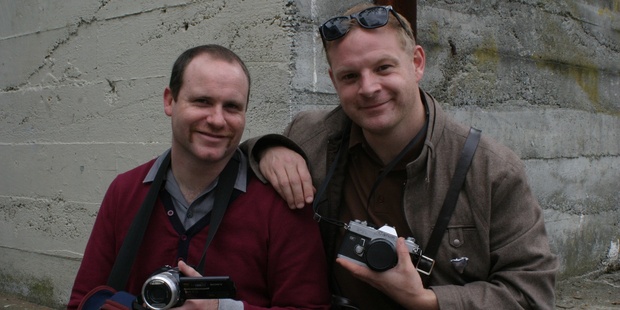 'How to Meet Girls from a Distance' Make My Movie winners Dean Hewison and Richard Falkner. Photo / Supplied