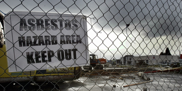 Thousands of earthquake damaged homes across Christchurch are being tested for potentially dangerous asbestos - which could be disturbed in the massive fix up job. Photo / file