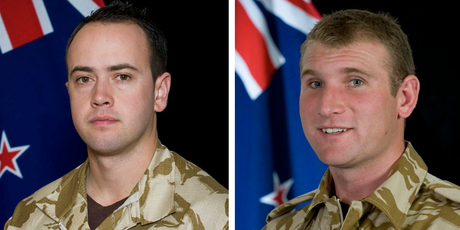 Lance Corporal Pralli Durrer and Lance Corporal Rory Malone. Photos / Supplied
