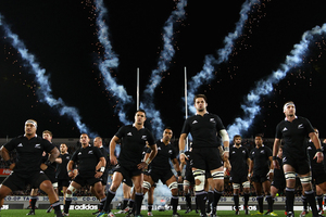New Zealand, rugby world champions. It has a nice ring, but now the All Blacks have an opportunity to prove it. Photo / Getty Images.