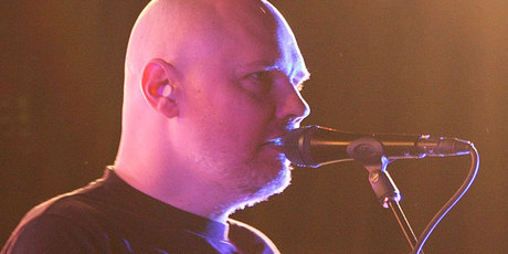 Billy Corgan performs at Vector Arena on Saturday night. Photo / Jenna Todd