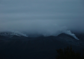 Hydrothermal activity at Mt Tongariro following last night's eruption. Photo / Supplied