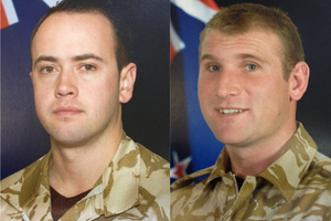 The fallen soldiers - Pralli Durrer (left) and Rory Malone. Photo / supplied