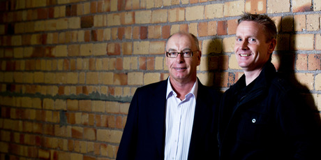 Ice Angels Ray Thomson (left) and Rudi Bublitz are attracted by the chance to make money, do something positive - and have fun in the process. Photo / Dean Purcell