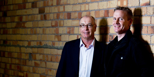 Ice Angels Ray Thomson (left) and Rudi Bublitz are attracted by the chance to make money, do something positive - and have fun in the process. Photo / Dean Purcell