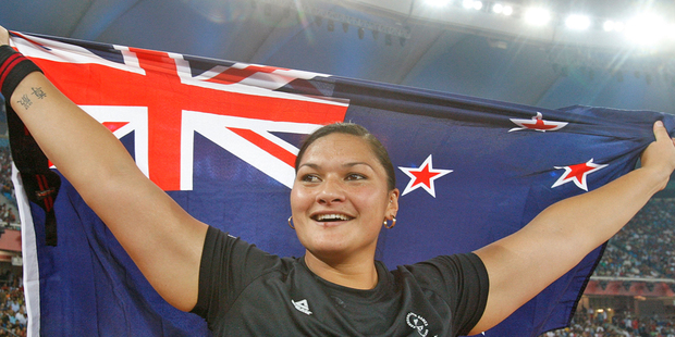 Valerie Adams will attempt to defend her shot put title on Tuesday morning. Photo / Brett Phibbs