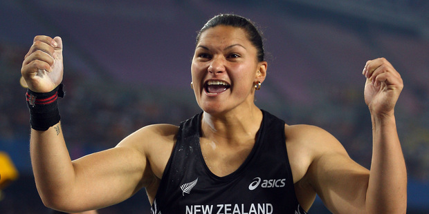 Valerie Adams is a winner again, but she can't come straight home to celebrate. Photo / Getty Images