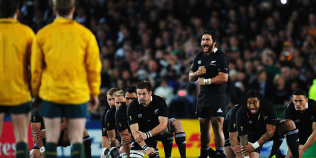 When the All Blacks open their Rugby Championship campaign tomorrow night against Australia it will be the 12th time the sides have met at ANZ Stadium. Photo / Getty Images.