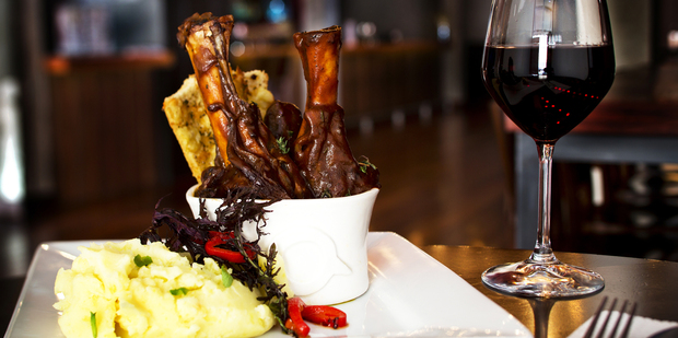 Lamb shanks on the menu at Citizen Q. Photo / Babiche Martens