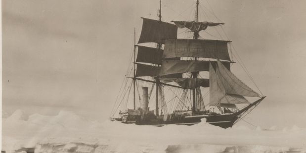 The SS Terra Nova, which took Captain Robert Scott to his final mission in Antarctica, has been found at the bottom of the sea. Photo / File