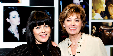 NZ Fashion Week supremos Myken Stewart (left) and Pieter Stewart. Photo / Babiche Martens