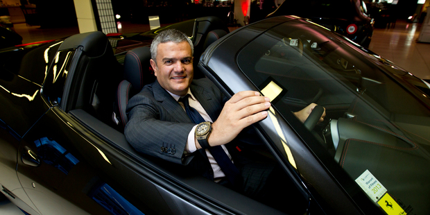Hublot managing director Ricardo Guadalupe was at the launch of the Big Bang watch at the Ferrari showroom in Newmarket on Friday. Photo / Dean Purcell
