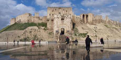 Regime forces
have occupied
Aleppo's castle -
a World Heritage
site. Photo / Supplied