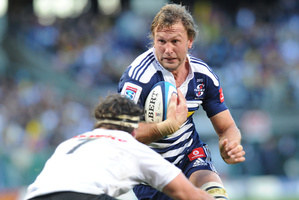 Andries Bekker is back to run the Springbok lineout. Picture / Getty Images