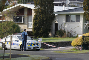 The man who died at the Dinsdale house became suddenly unwell after being restrained and arrested. Photo / Christine Cornege