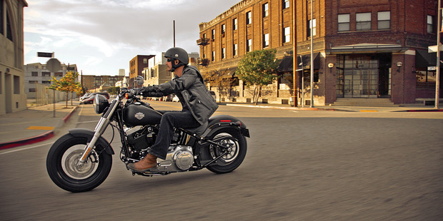Harley has pared back the gadgets for the low-riding Softail Slim but the bike makes the most of its muscle.
