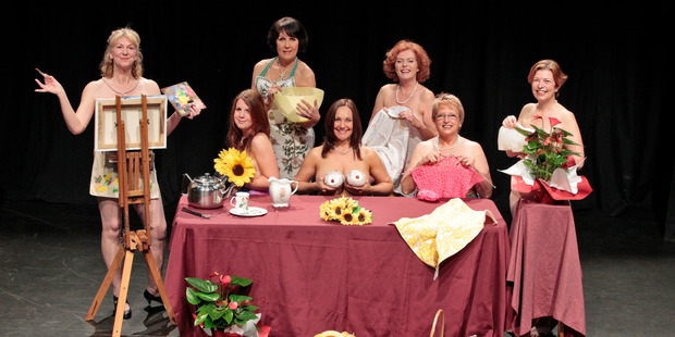 Jill Chamberlain, Claire Wingfield, Sue Golding, Liz Brown, Julie Collis, Jan Judson and Julia Brannigan. Photo / Michael Craig