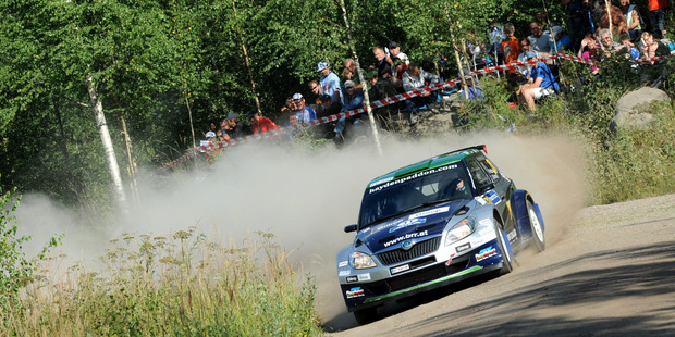 A broken inlet valve meant Hayden Paddon and John Kennard earned no points in round five of the S2000 championship.Picture / Honza Fronek