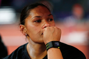 Valerie Adams, who had to settle for silver in the shot-put final, later discovered Ostapchuk's drug test returned positive. Photo / AP
