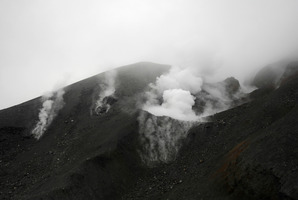 The volcano at Mount Tongariro has caused a lahar.
Photo / Supplied