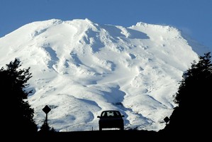 Three trampers have been rescued from a trip that went awry on Mt Ruapehu. File Photo / Alan Gibson