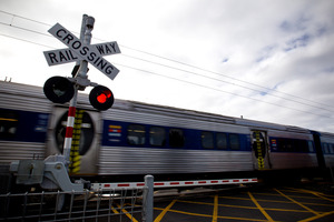 A national campaign is urging pedestrians and drivers to be careful as Rail Safety Week begins. Photo / Dean Purcell