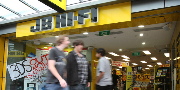 JB Hi-Fi aims to open another store in New Zealand this financial year. Photo / Greg Bowker
