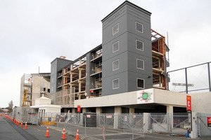 The earthquake damaged AMI Stadium. Photo / Geoff Sloan